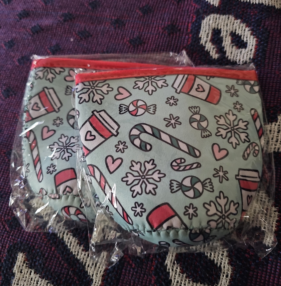 2 Medium cup and candy cup sleeves